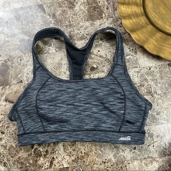 Avía Racerback Cut Out Back Sport Bra SZ M - Picture 3 of 9